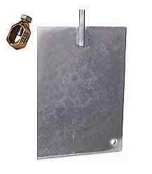 1016GPGC White Label GROUND PLATE GALVANIZED WITH BRASS CONNECTOR