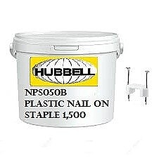 nsp050b hubbell, buy hubbell nsp050b electrical staples, hubbell electrical staples