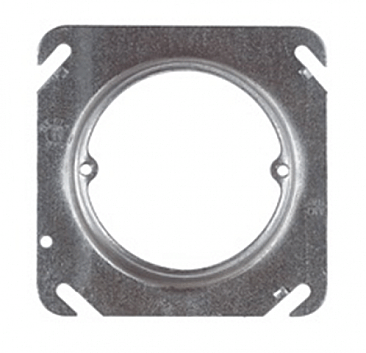 52C3 White Label SQUARE TO ROUND RAISED ELECTRICAL RING