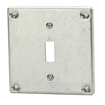 8361 White Label SINGLE TOGGLE SWITCH COVER PLATE