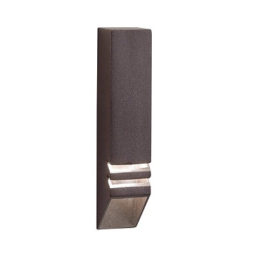 Kichler 15066BKT louvered down rail post light, 12V with black finish for outdoor applications