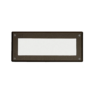 Durable Kichler 12V LED brick light in architectural bronze finish, ideal for professional-grade ...