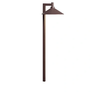 Kichler 15800AZT27R Ripley Path Light with 2700K warm white illumination in architectural bronze ...