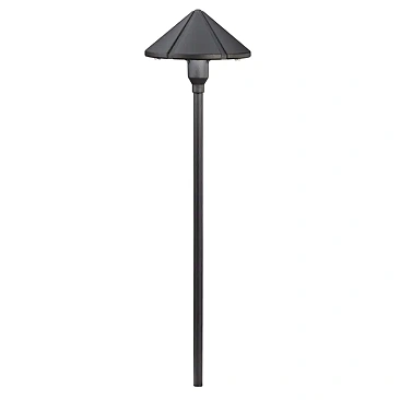 Durable Kichler 12V center mount path light featuring a stylish design and 2700K LED for Canadian...