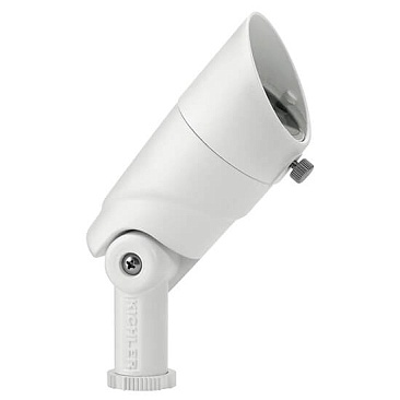 Kichler 16016WHT30 VLO 3000K Small 35° Flood Light, White, for Canadian landscapes