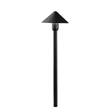 Durable Kichler 16120BKT27 12V path light featuring 2700K LED for Canadian pathways and gardens