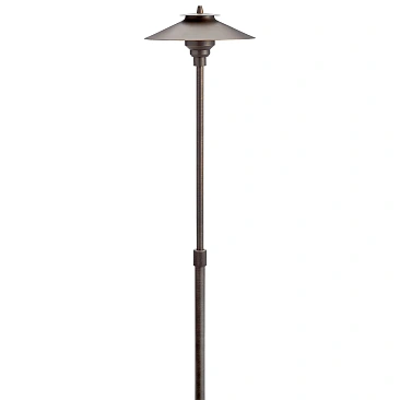 Kichler 15503CBR 12V large adjustable path light in centennial brass, durable and elegant for out...