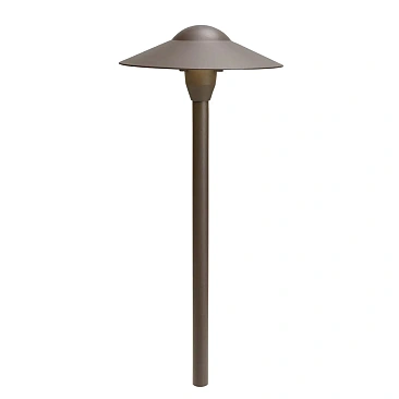 Kichler 15310AZT landscape lighting path light in architectural bronze designed for 12V outdoor s...