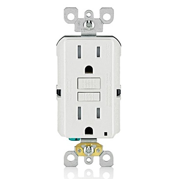 Discover the Leviton GFRT1-W 15 Amp GFCI Outlet.