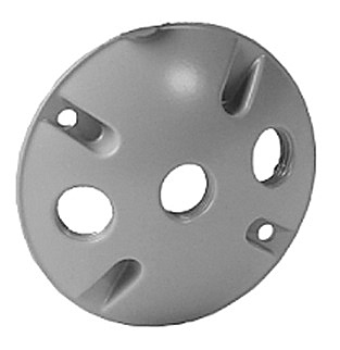 WPCR350 Global 1/2" 3 HOLE ROUND LAMPHOLDER WEATHERPROOF COVER