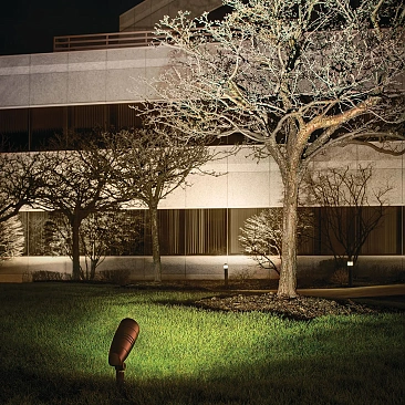 16219BKT30 Durable Kichler 21W LED accent light featuring a 40-degree beam angle and 3000K LED fo...