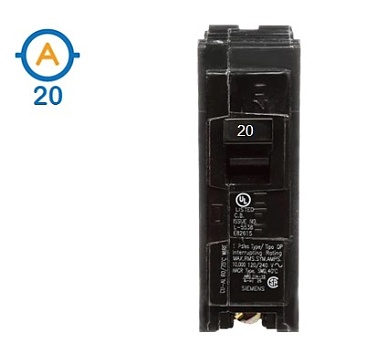 Siemens Q120 1-Pole 120 Volt Breaker Siemens