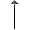 Kichler 15326BKT center mount landscape lighting path light in textured black for 12V outdoor sys...