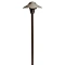 Kichler 15470AZT landscape path light in architectural bronze designed for 12V outdoor lighting s...