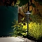 Durable Kichler 15470BKT path light featuring a sleek black finish for pathways and outdoor space...