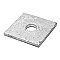 1444SW13 Hydel SQUARE WASHER 4" WITH 13/16" HOLE