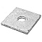 1844SW11 Hydel SQUARE WASHER 4" WITH 11/16" HOLE