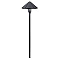 Kichler 15326BKT textured black center mount path light providing reliable lighting for outdoor s...