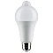 SATCO S11446 12W 120V 5000K A19 Non-Dimmable LED Lamp with PIR Sensor