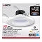 SATCO S11846 5 inch/6 inch Integrated LED Recessed Downlight with Night Light Feature White