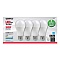 SATCO S28790 15.5W 120V 5000K 1600LM A19 Medium Base Non-Dimmable LED Lamp (4/Pack) Natural Light