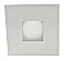 TL3539W Axite 3-1/2" WHITE SQUARE SHOWER TRIM FROSTED LENS