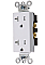 TR26342W Pass and Seymour DECORA RECEPTACLE RADIANT 20 AMP 125V TR WHITE