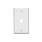 WPCD0080WH Cable Concepts SINGLE HOLE WALL PLATE. WHITE