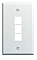 WPCD0203WH Cable Concepts KEYSTONE WALL PLATE 3 PORT. WHITE