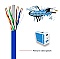 WICH6106BL Cable Concepts PLENUM CAT6 23AWG 4 PR FT4/CSA 1000 FT BLUE