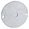 54C6 White Label OCTAGON COVER PLATE WITH 1/2 K.O.