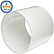 SWC02 Royal 2" WHITE COUPLING FOR TELEDUCT OR DB2