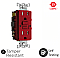 GFTRST15R Hubbell 15 AMP 125V TAMPER RESISTANT GFCI RED