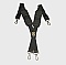 43606 Rack-A-Tiers SUSPENDERS WITH ADJUSTABLE THICK FOAM SHOULDER PADS