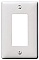 P26W Hubbell 1 GANG WALL PLATE WHITE