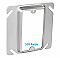 52C1458 White Label 4X4 SQUARE 5/8 RAISED DRYWALL MUD ELECTRICAL RING