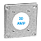 8366 White Label COVER PLATE FOR 2.165 DIA HOLE