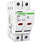 The Noark F30CC2 is a 2-pole Class CC fuse holder rated for 30A and 600Vac/Vdc.