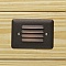 Durable Kichler mini step light featuring a louvered design and 3000K LED light for Canadian outd...