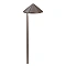 Kichler 15815AZT27R 12V side-mount LED path light in architectural bronze for landscape lighting