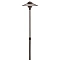 Kichler 15503CBR 12V large adjustable path light in centennial brass, durable and elegant for out...